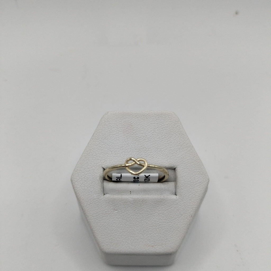 ANILLOS ANILLITO FIG CORAZON 10K TALLA 8 0.9 GR (NUEVO)