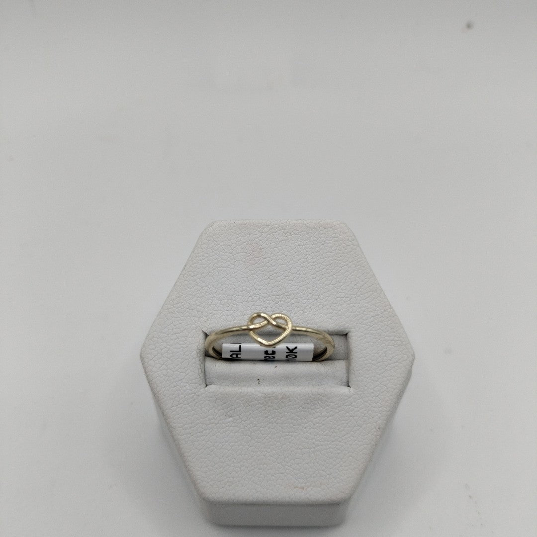 ANILLOS ANILLITO FIG CORAZON 10K TALLA 8 0.9 GR (NUEVO)
