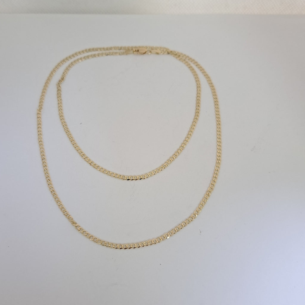 CADENA BARBADA 14K 60 CM 5.9 GR (NUEVO)