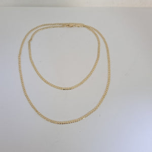 CADENA BARBADA 14K 60 CM 5.9 GR (NUEVO)