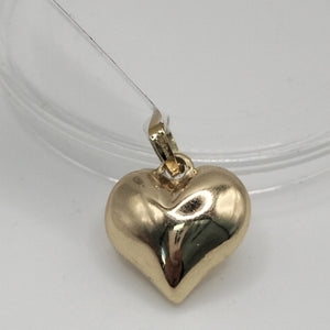 DIJE TEJIDO CORAZON LISO 14K 1 GR (NUEVO)