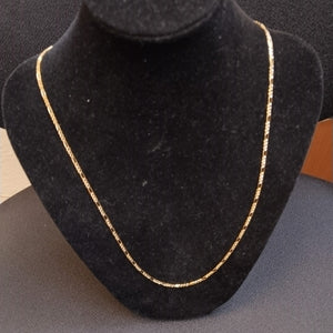 CADENA 3X1 DIAMANTADA 14K 55 CM 4.8 GR (NUEVO)