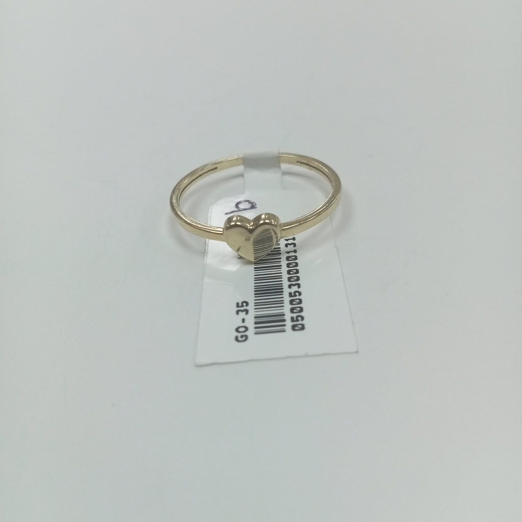 ANILLOS ANILLITO FIG CORAZON 10K TALLA 9 1.2 GR (NUEVO)