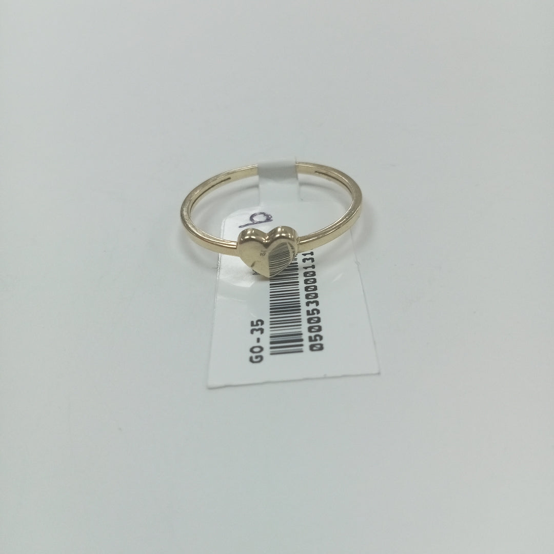 ANILLOS ANILLITO FIG CORAZON 10K TALLA 9 1.2 GR (NUEVO)