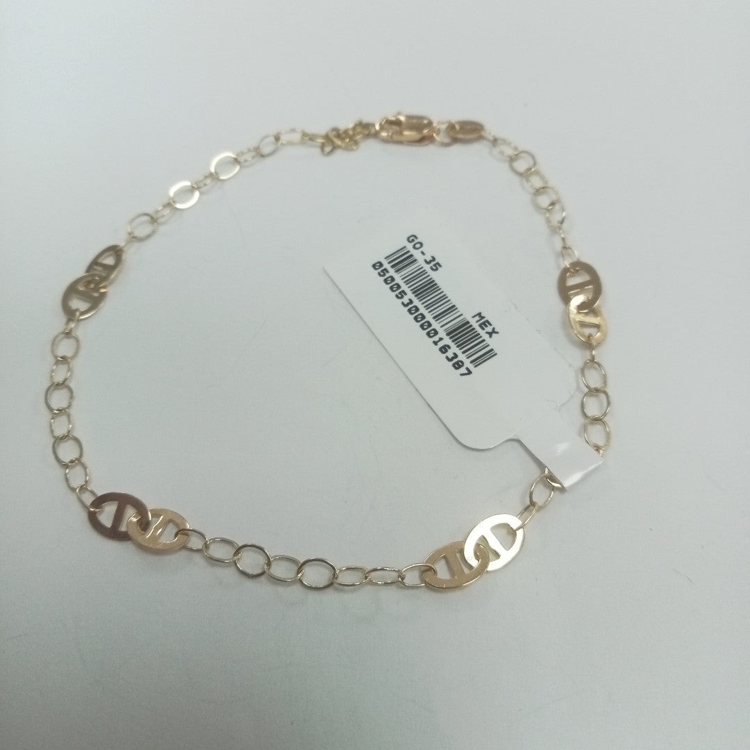 PULSERA ESPECIAL 14K 21 CM 1.8 GR (NUEVO)