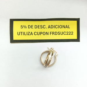 ARRACADAS PAR ORO 10 K 2.8 GRMS (SEMINUEVO)