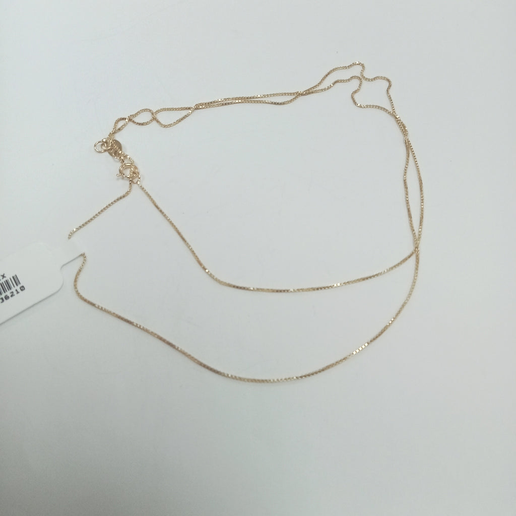 CADENA VENECIANO 14K 55 CM 1.8 GR (NUEVO)