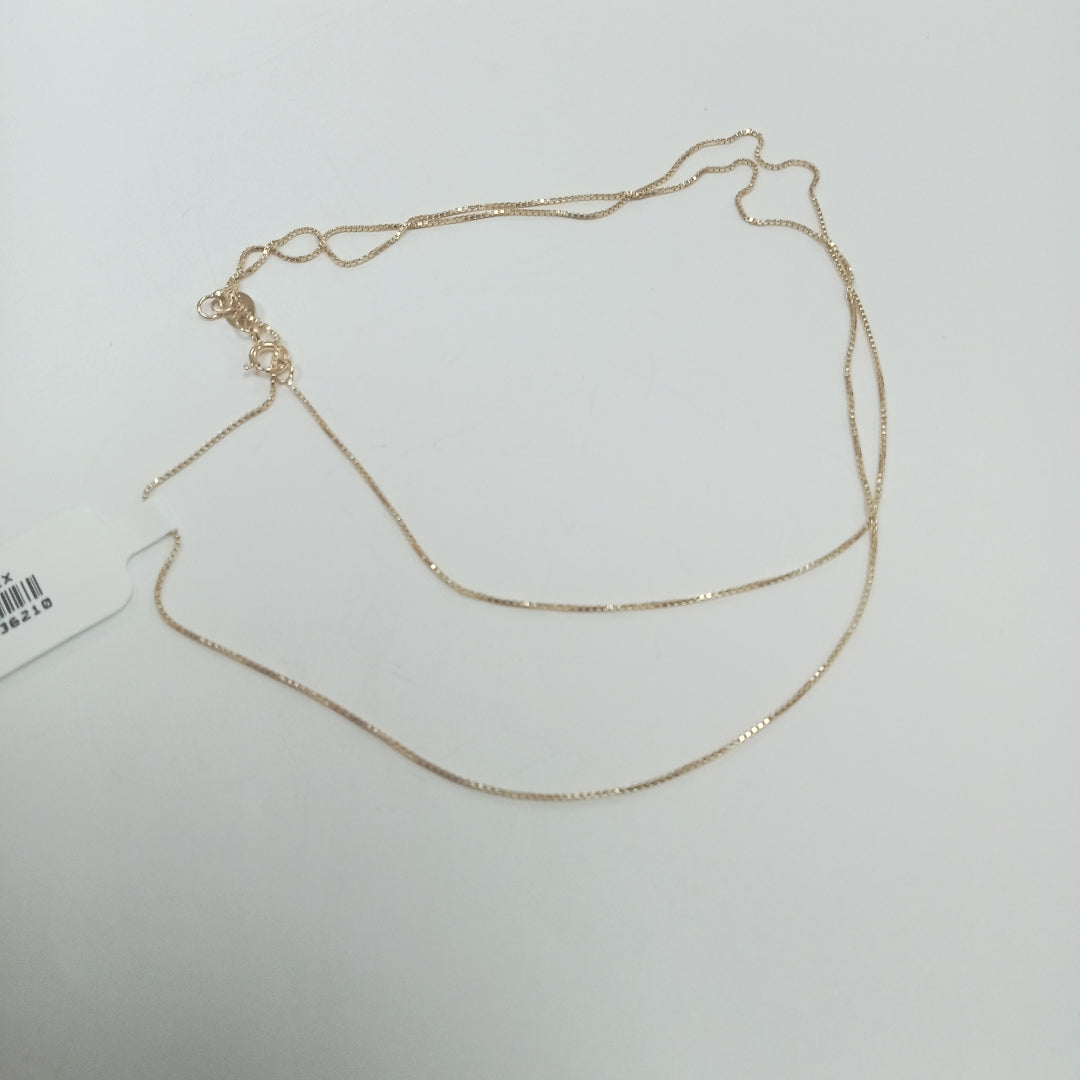 CADENA VENECIANO 14K 55 CM 1.8 GR (NUEVO)
