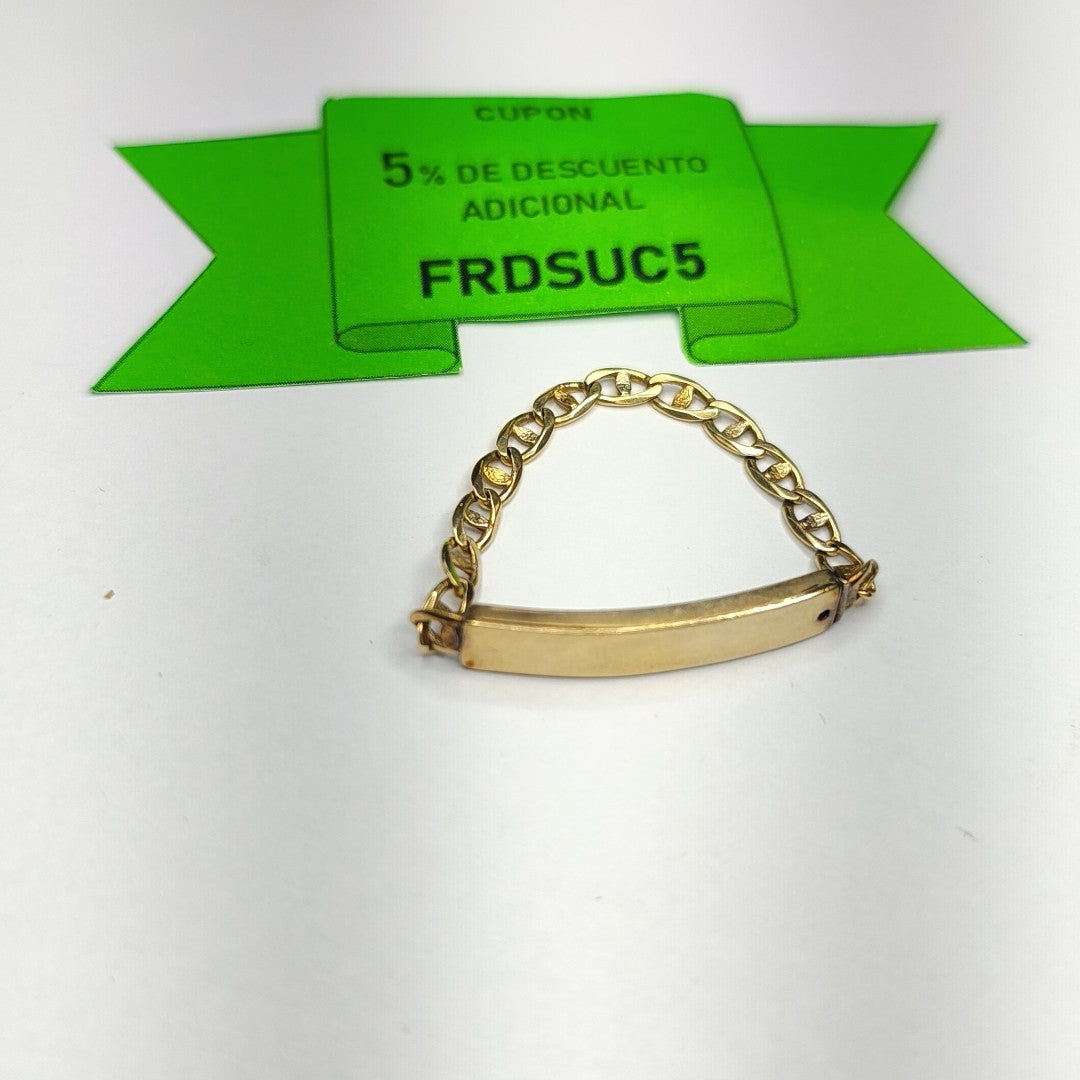 ESCLAVA ORO 10 K 4.5 GRMS (SEMINUEVO)