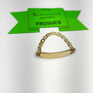 ESCLAVA ORO 10 K 4.5 GRMS (SEMINUEVO)