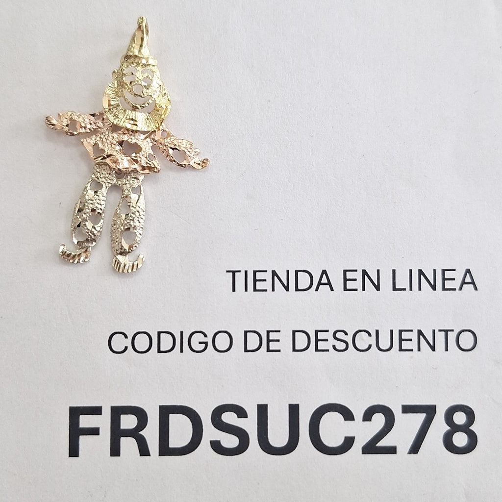 DIJE ORO,ORO COMBINADO 10 K 2,30 GRMS (SEMINUEVO)