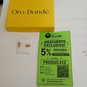 BROQUELES BROQUEL FIG OSO 14K 0.2592 GR (NUEVO)