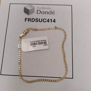 PULSERA BARBADA 14K 21 CM 2.3 GR (NUEVO)