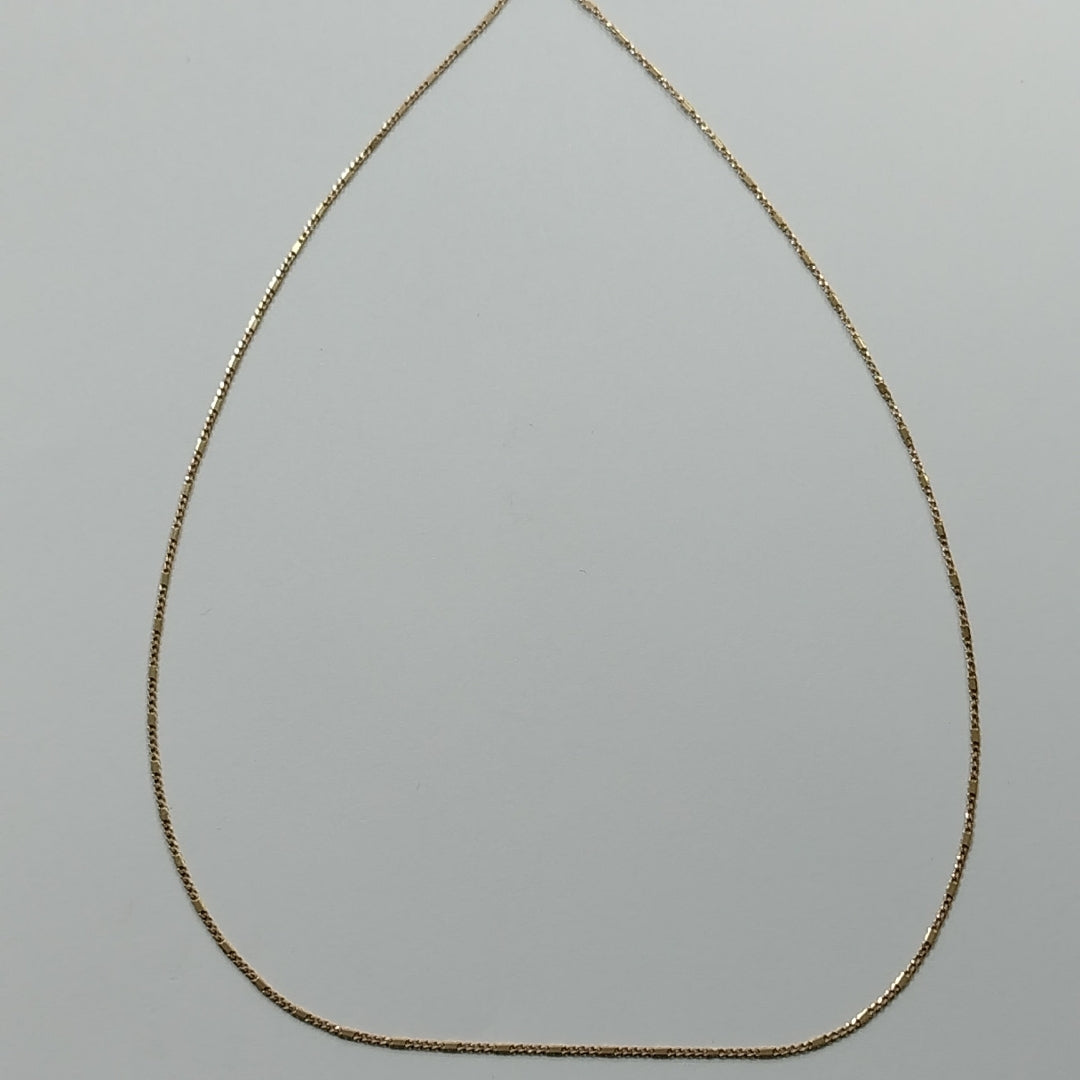 CADENA ORO 14 K 1.6 GRMS (SEMINUEVO)