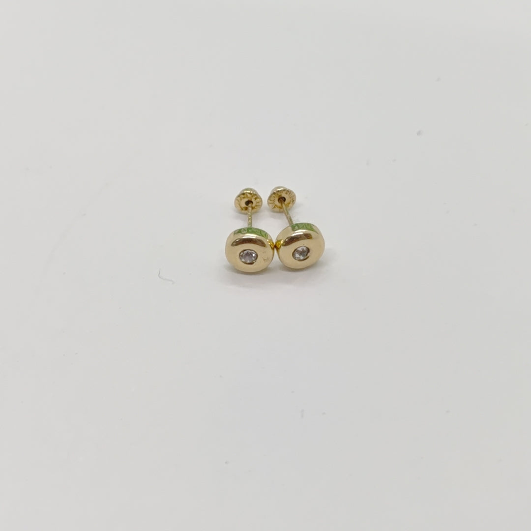 BROQUELES BROQUEL C CIRCONIA 14K 0.27 GR (NUEVO)