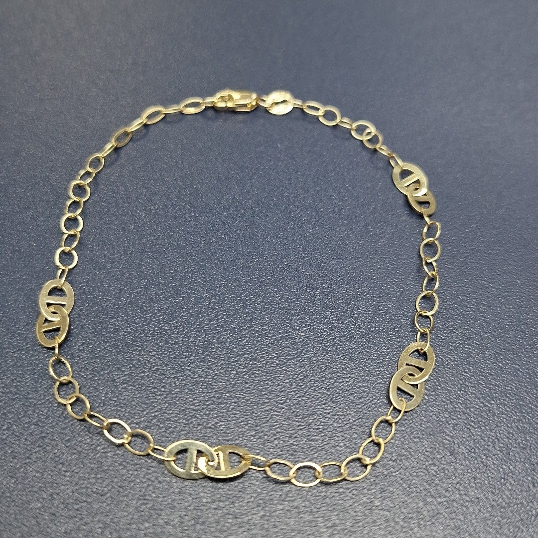 PULSERA ESPECIAL 14K 21 CM 1.8 GR (NUEVO)