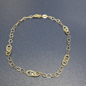 PULSERA ESPECIAL 14K 21 CM 1.8 GR (NUEVO)