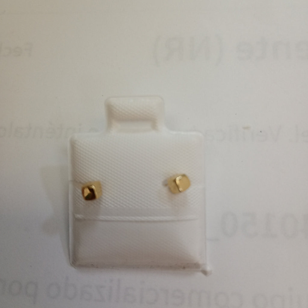 BROQUELES BROQUEL FIG CUBO 14K 0.203 GR (NUEVO)