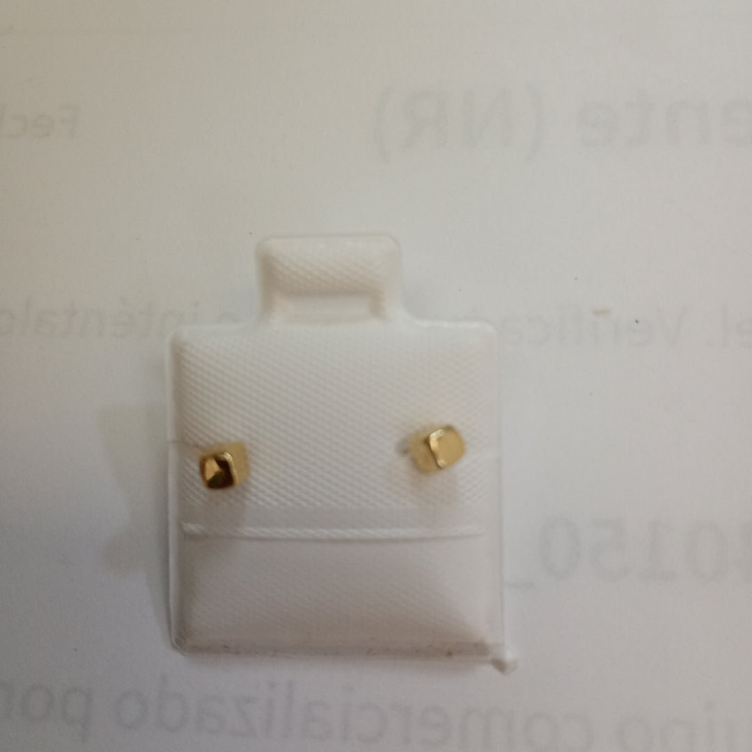 BROQUELES BROQUEL FIG CUBO 14K 0.203 GR (NUEVO)
