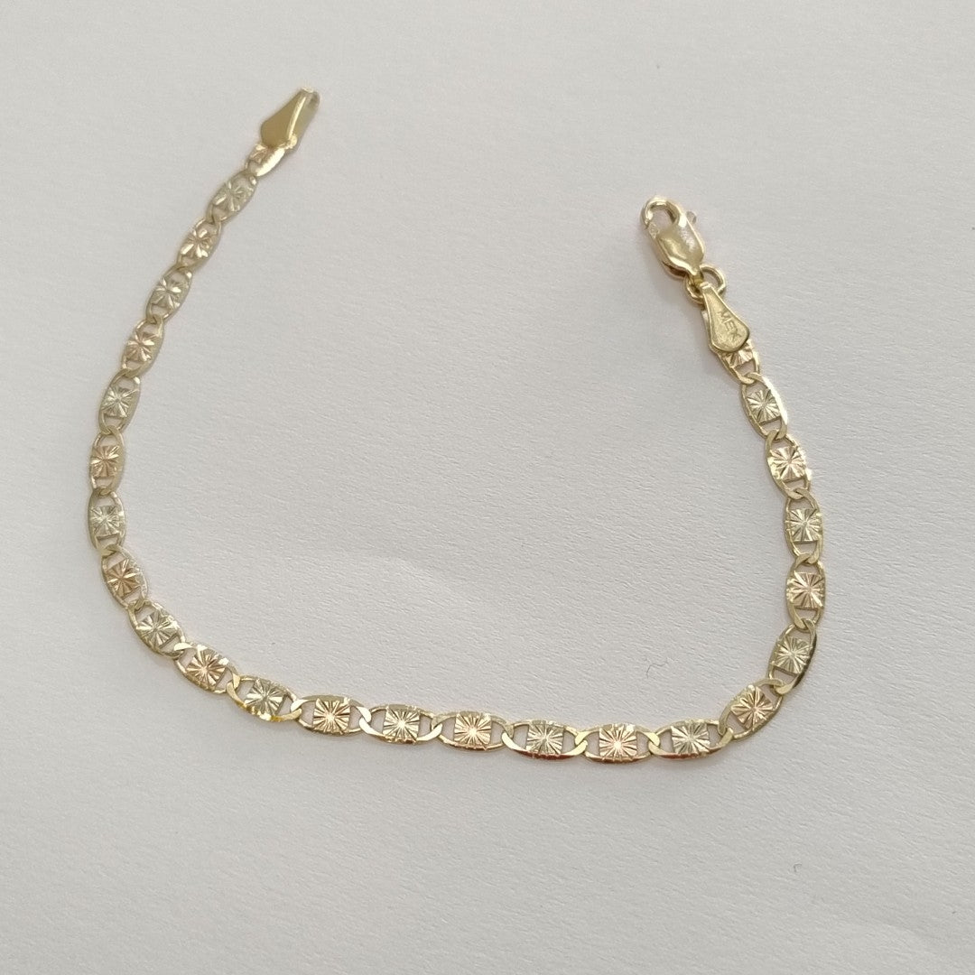 PULSERA GUCHI 14K 18 CM 3 GR (NUEVO)