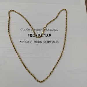 CADENA ORO 10 K 5,70 GRMS (SEMINUEVO)