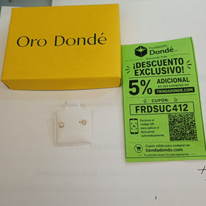 BROQUELES BROQUEL C CIRCONIA 14K 0.1501 GR (NUEVO)