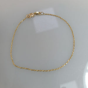PULSERA TORZAL 14K 18 CM 1.3 GR (NUEVO)