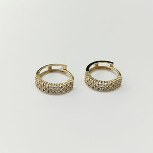ARRACADAS PAR ORO 14 K 1.5 GRMS (SEMINUEVO)