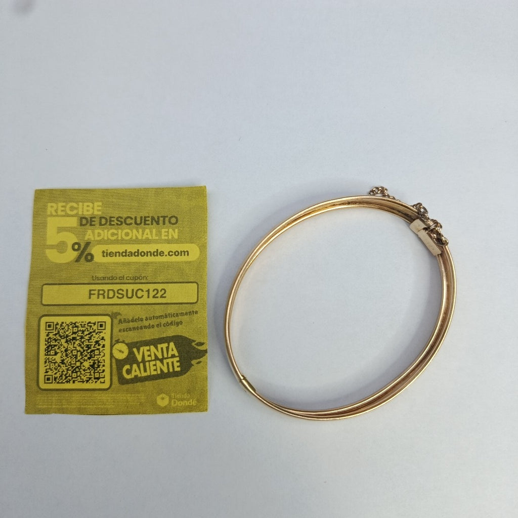 PULSERA RIGIDA ORO 14 K 14,10 GRMS (SEMINUEVO)