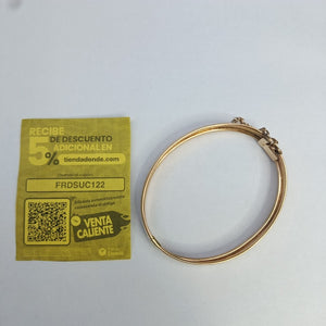 PULSERA RIGIDA ORO 14 K 14,10 GRMS (SEMINUEVO)