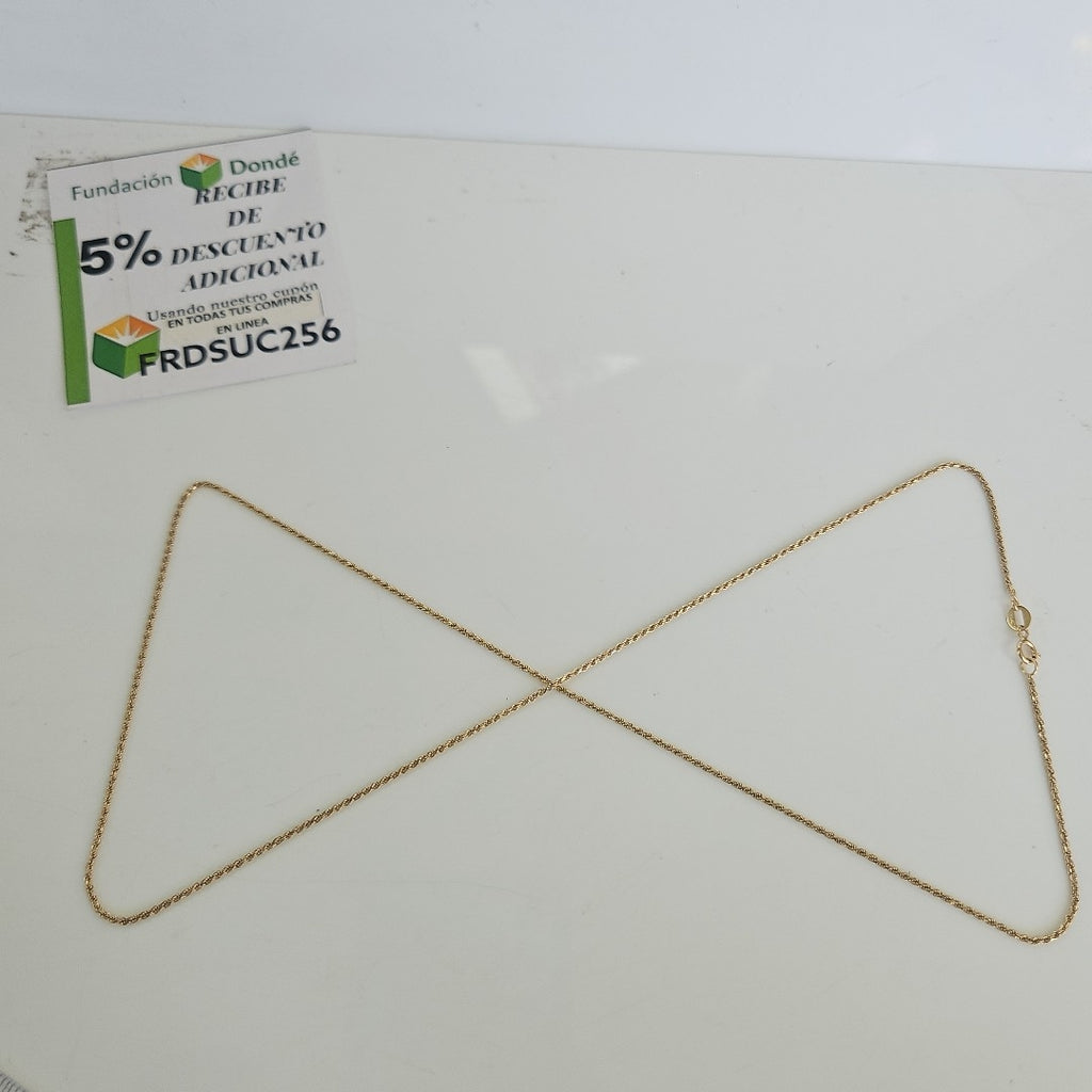 CADENA ORO 14 K 3.3 GRMS (SEMINUEVO)