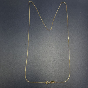 CADENA VENECIANO 14K 55 CM 1.7 GR (NUEVO)