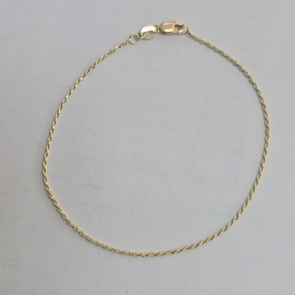 PULSERA TORZAL 14K 21 CM 1.4 GR (NUEVO)