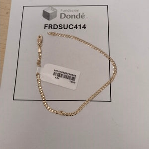 PULSERA BARBADA 14K 21 CM 2.3 GR (NUEVO)