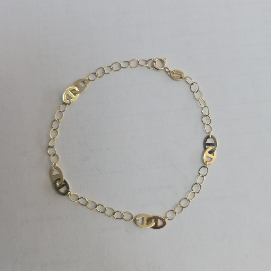 PULSERA ESPECIAL 14K 18 CM 1.5 GR (NUEVO)