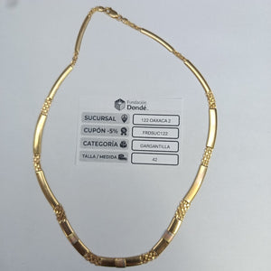 PULSERA RIGIDA ORO 14 K 14,00 GRMS (SEMINUEVO)