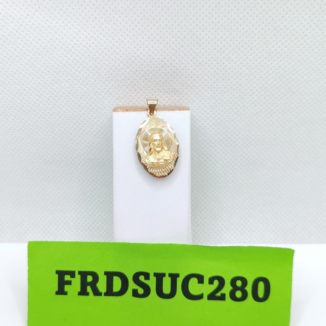 MEDALLA RELIGIOSA ORO 10 K 1.7 GRMS (SEMINUEVO)