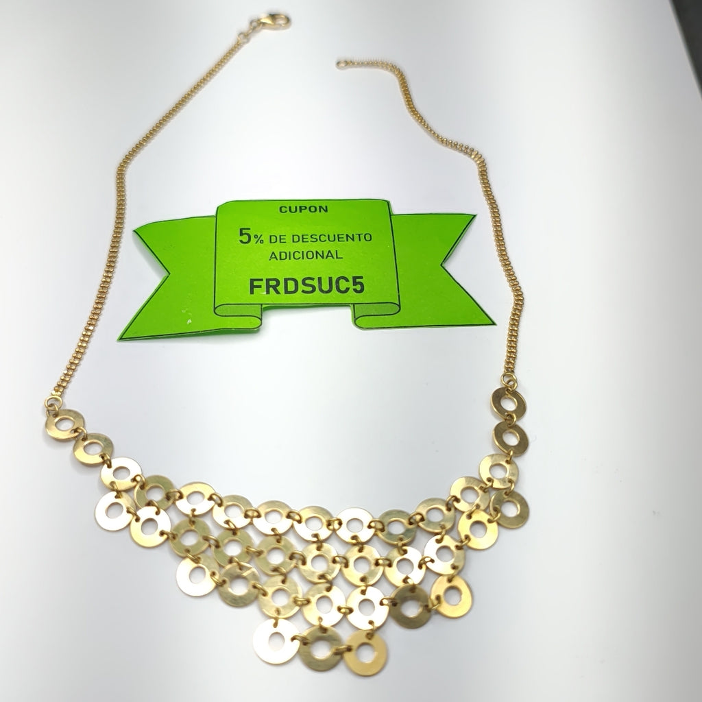 GARGANTILLA ORO 14 K 14.3 GRMS (SEMINUEVO)