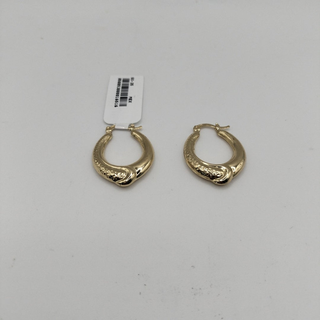 ARETES ARRACADAS ENTRELAZADAS 14K 2.6 GR (NUEVO)