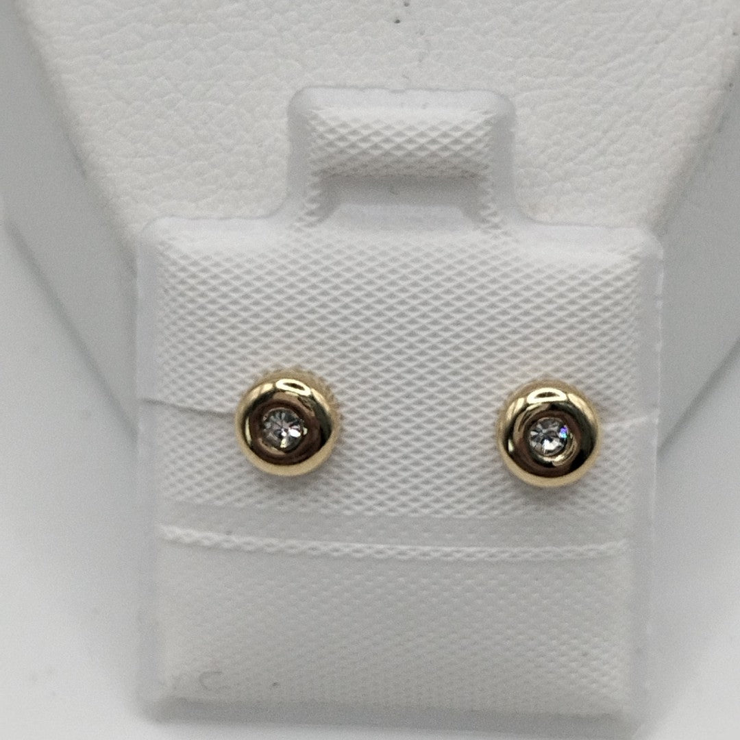 BROQUELES BROQUEL C CIRCONIA 14K 0.27 GR (NUEVO)