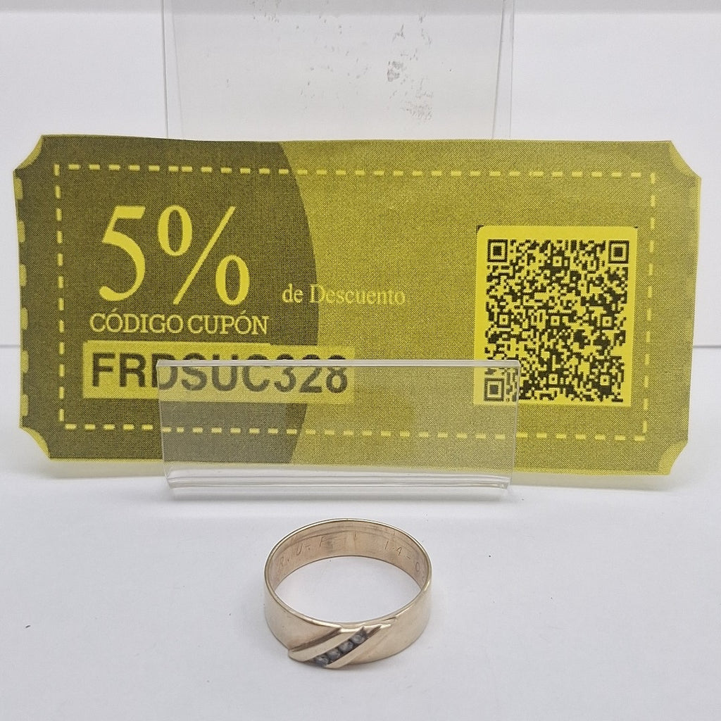 ARGOLLA ORO 14 K 6,70 GRMS (SEMINUEVO)