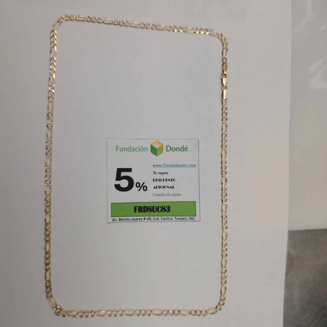 CADENA RODIADO 14 K 12,70 GRMS (SEMINUEVO)