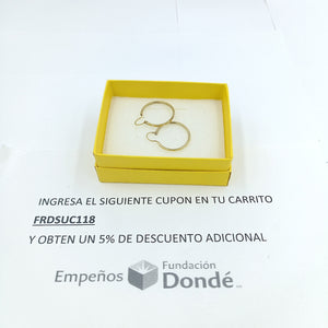 ARRACADAS PAR ORO 10 K 1,30 GRMS (SEMINUEVO)