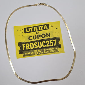 GARGANTILLA ORO 14 K 3.8 GRMS (SEMINUEVO)