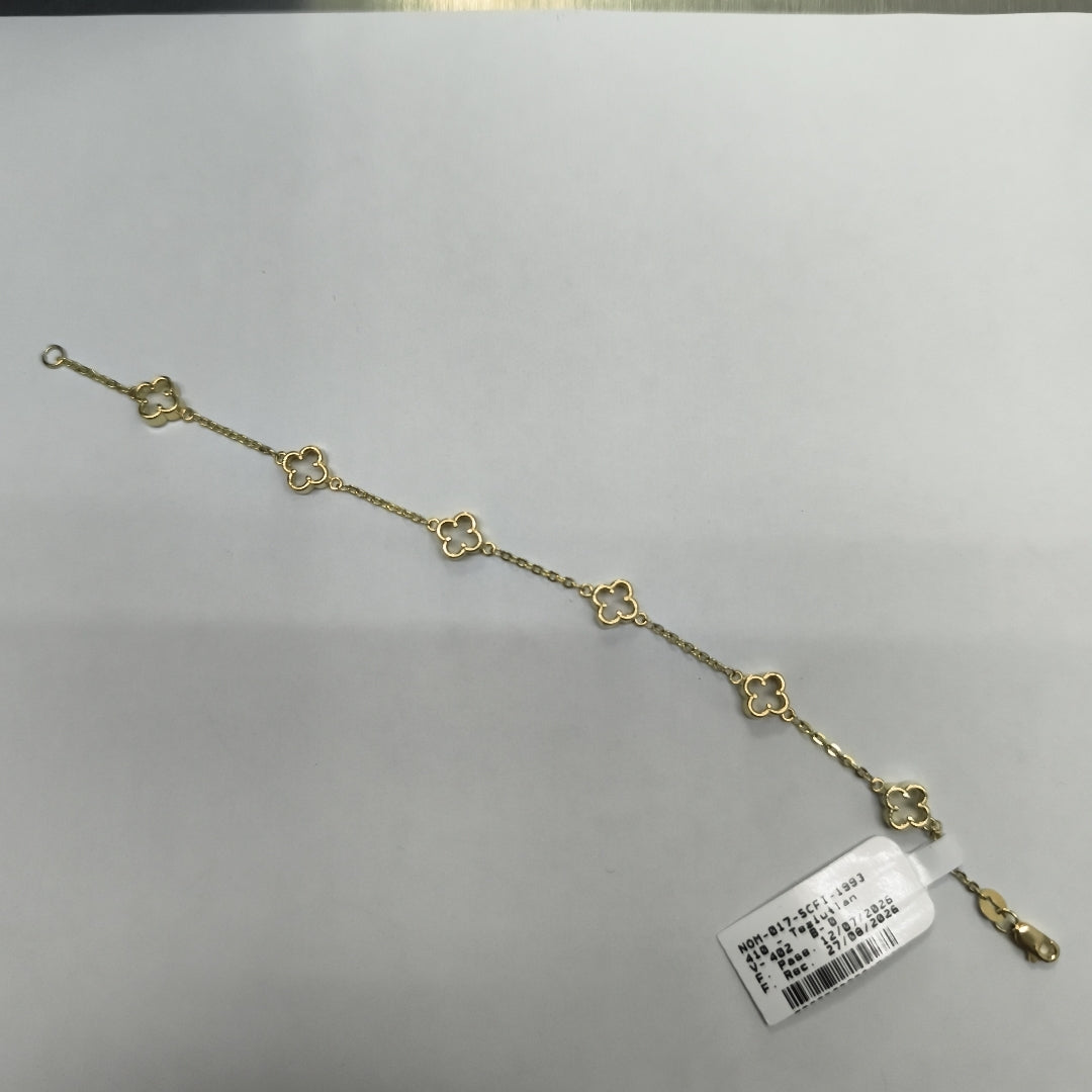 PULSERA ESPECIAL 14K 18 CM 4.3 GR (NUEVO)