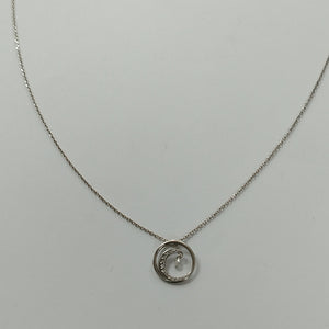 GARGANTILLA ORO, ORO BLANCO 14 K 2.5 GRMS (SEMINUEVO)