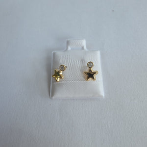 BROQUELES BROQUEL FIG ESTRELLA C CIRCONIA 14K 0.2603 GR (NUEVO)