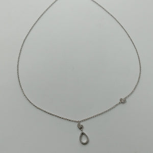 GARGANTILLA ORO BLANCO 14 K 2.6 GRMS (SEMINUEVO)