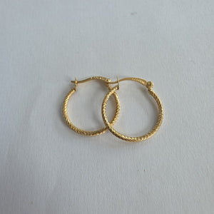 ARETES ARRACADAS 14K 1.5 GR (NUEVO)