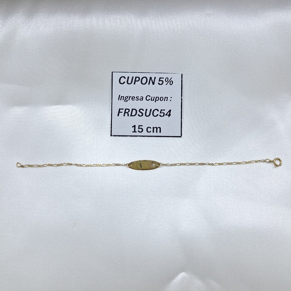 ESCLAVA ORO 14 K 0,90 GRMS (SEMINUEVO)